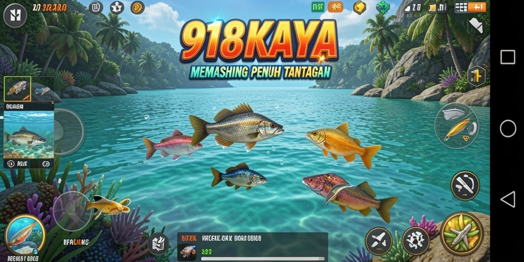 Tangkapan ikan besar dalam gameplay 918KAYA yang menegangkan.