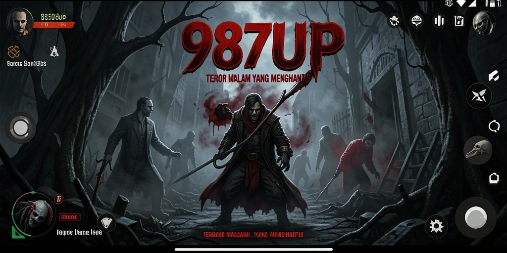 Tampilan gameplay menakutkan dari 987UP yang menggambarkan ketegangan luar biasa.