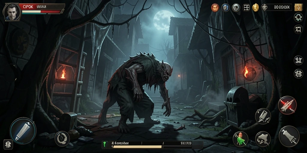 Tampilan gameplay menakutkan di CIPOK yang membuat saraf Anda tegang.