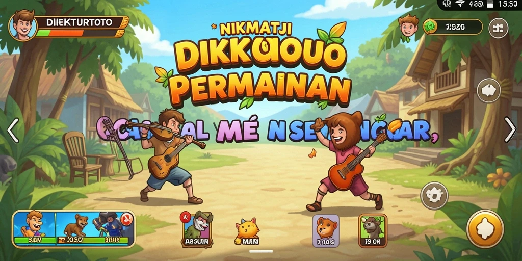 Gameplay menarik dari DIREKTURTOTO dengan grafis cerah dan pengalaman santai.