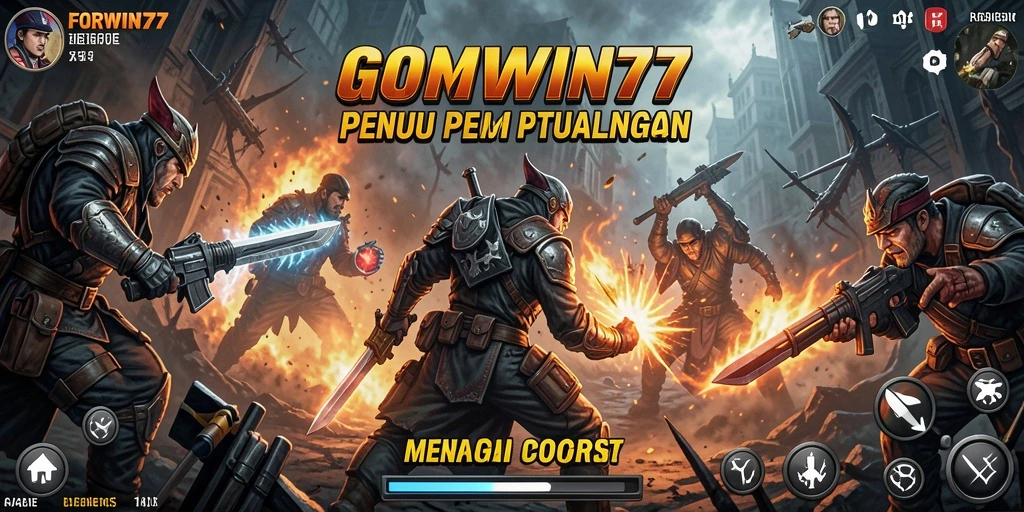 Tampilan menegangkan gameplay action dari FORWIN77 saat beraksi.