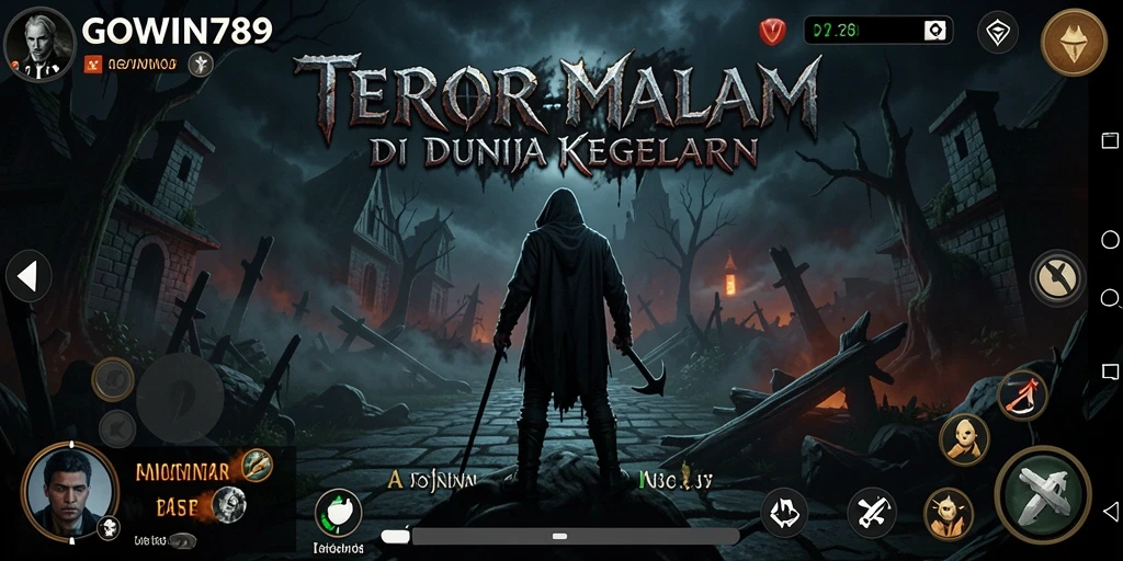 Tangkapan layar yang menampilkan momen menegangkan dalam GOWIN789.