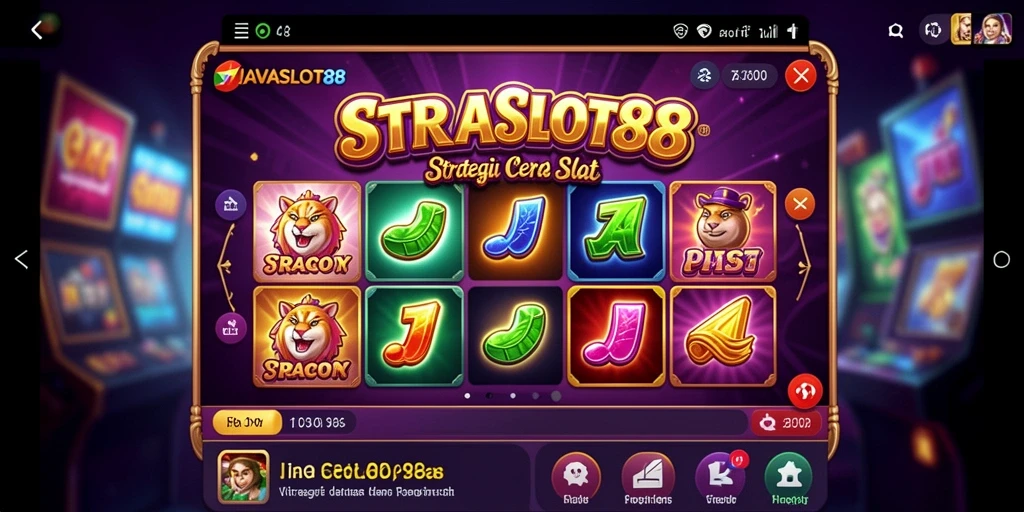 Tampilan gameplay JAVASLOT88 yang seru dan mendebarkan.