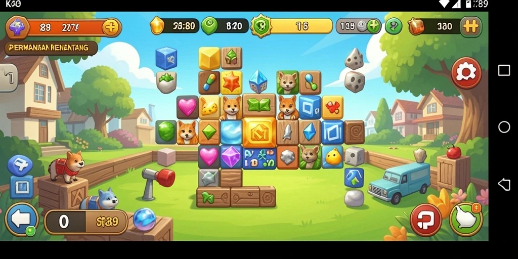 Screenshot utama KA789 menampilkan gameplay Puzzle yang seru dan menantang.