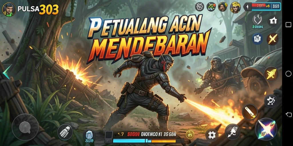 Tangkapan layar utama PULSA303 menampilkan aksi seru dalam pertempuran yang intens.