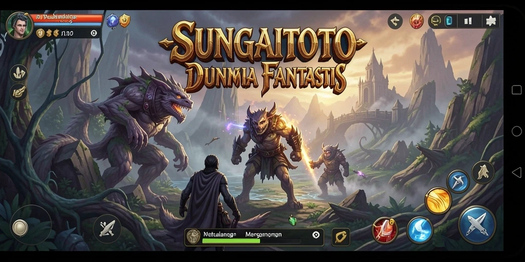 Screenshot utama SUNGAITOTO menampilkan gameplay petualangan yang mendebarkan.
