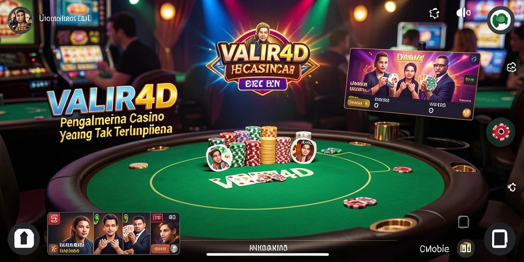 Tampilan menarik dari gameplay Live Casino di VALIR4D.